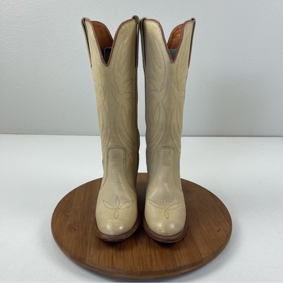 VTG Miss Capezio USA Leather Western Cowgirl Boots - Picture 2 of 10